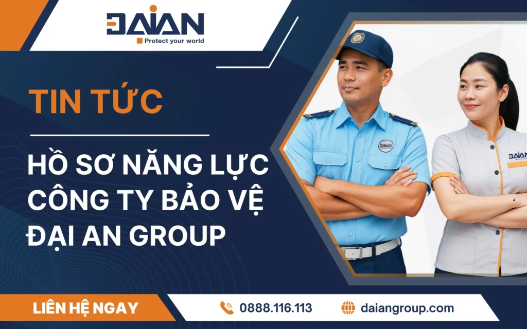 Hồ sơ năng lực công ty bảo vệ Đại An Group