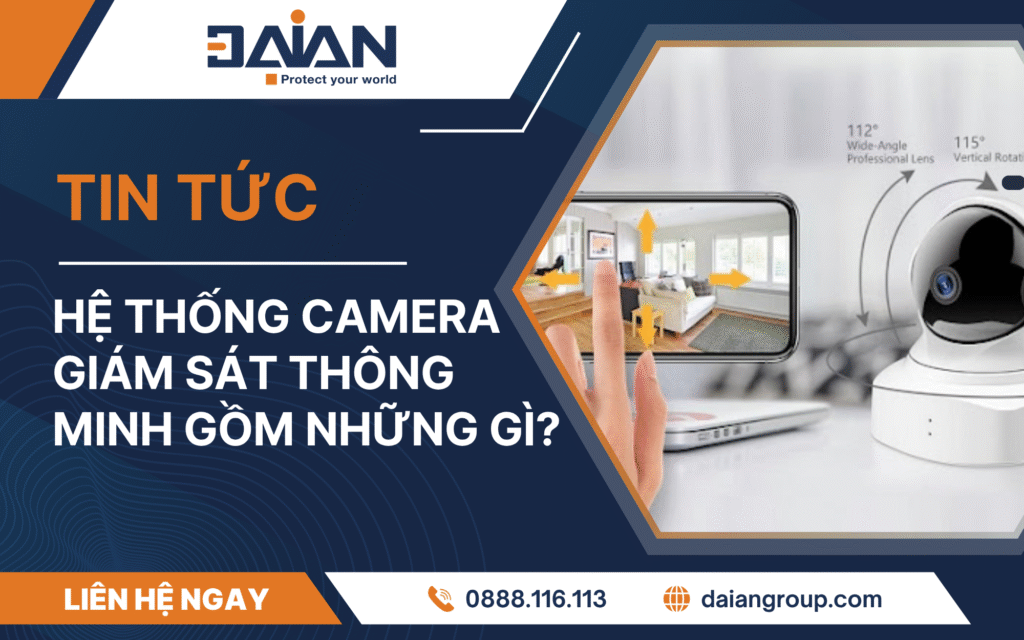 Hệ thống camera giám sát thông minh gồm những gì?